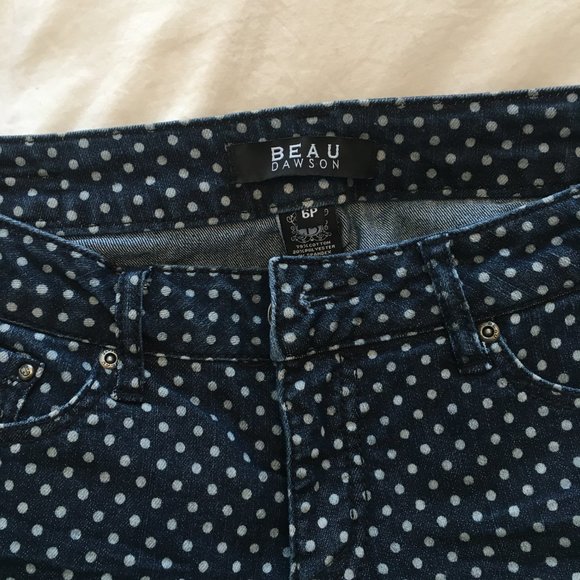 Beau Dawson 6P polka dot pants/jeans. - Picture 3 of 3